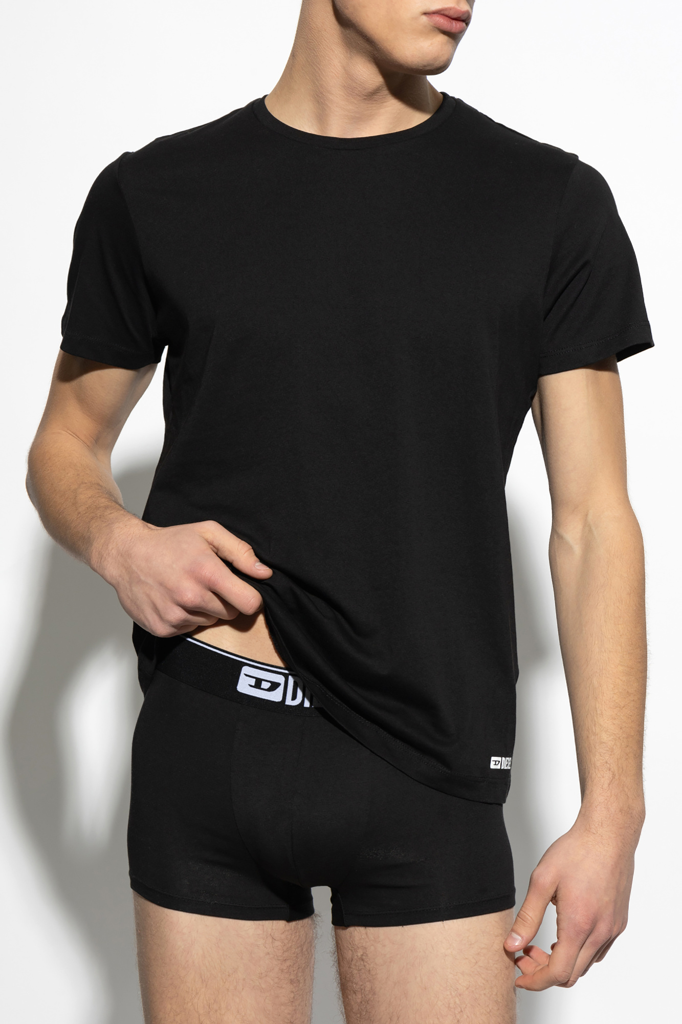 DIESEL A17828 0LIAD E4841 RANDAL-D-BOX-3PACK Tシャツ 3枚組 RANDAL-D-BOX-3PACK Three-pack of T-shirts｜マルチカラー